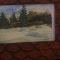 Small Art Work Hand Painted By Artist