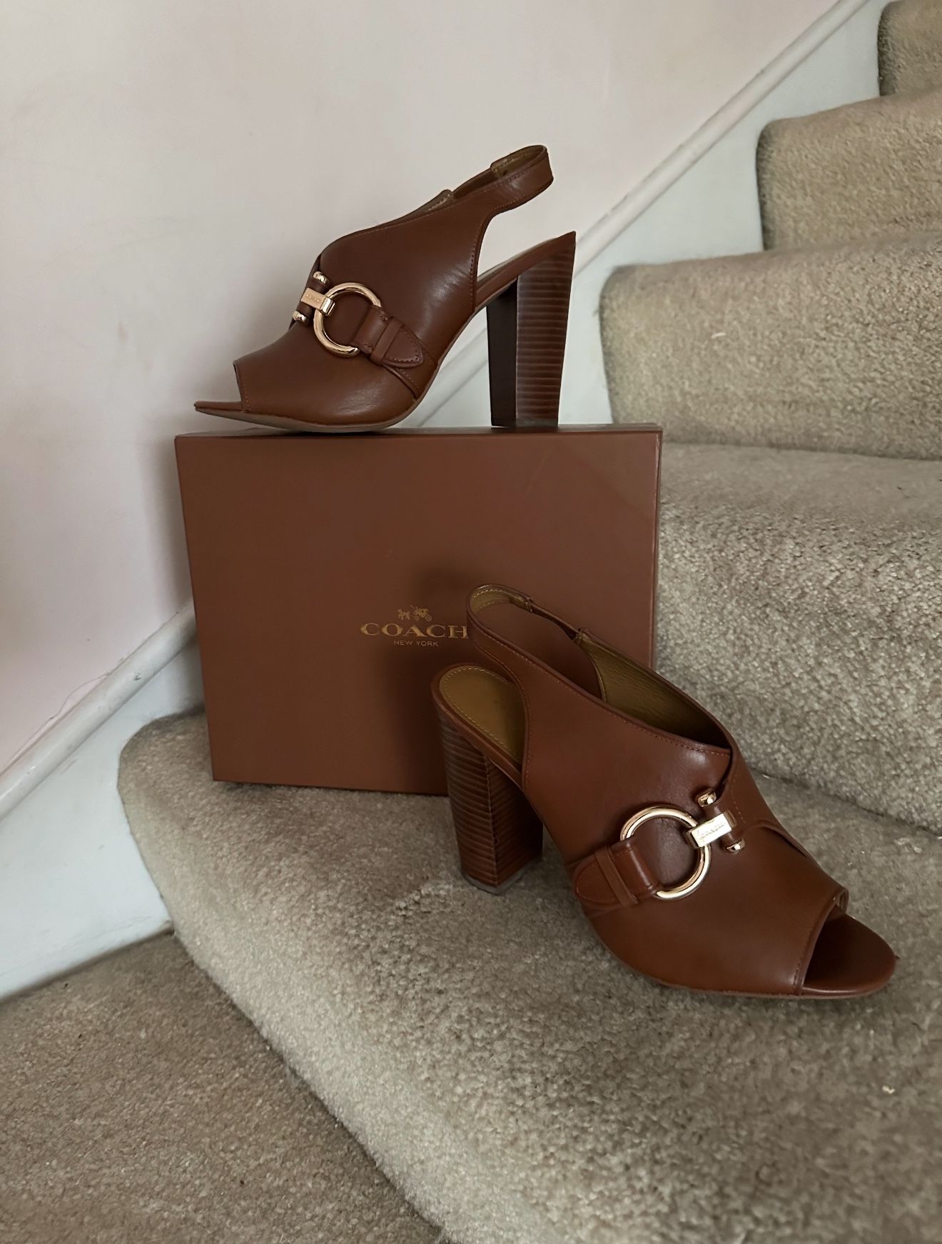 Coach Semi Matte Calf Heels