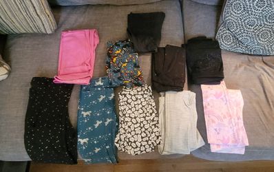 Girls stretch pants size 10-12