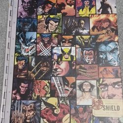 Wolverine Files Marvel Book Classifed Thick Hardcover Avengers Super Hero