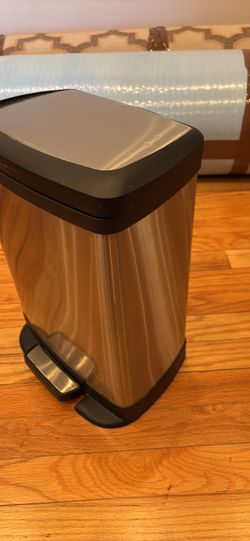Wastebasket  garbage pail stainless steel