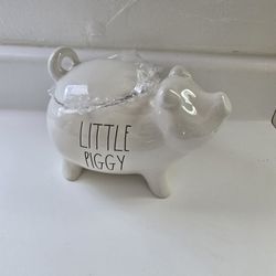 New Rae Dunn Little Piggy Canister Jar 8 1/2" x 5"  