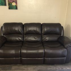 Leather Sofa 