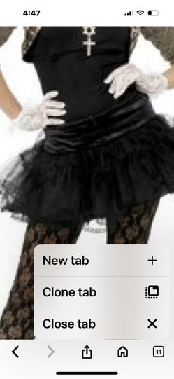 Madonna Skirt W Gloves And Head Band Costume