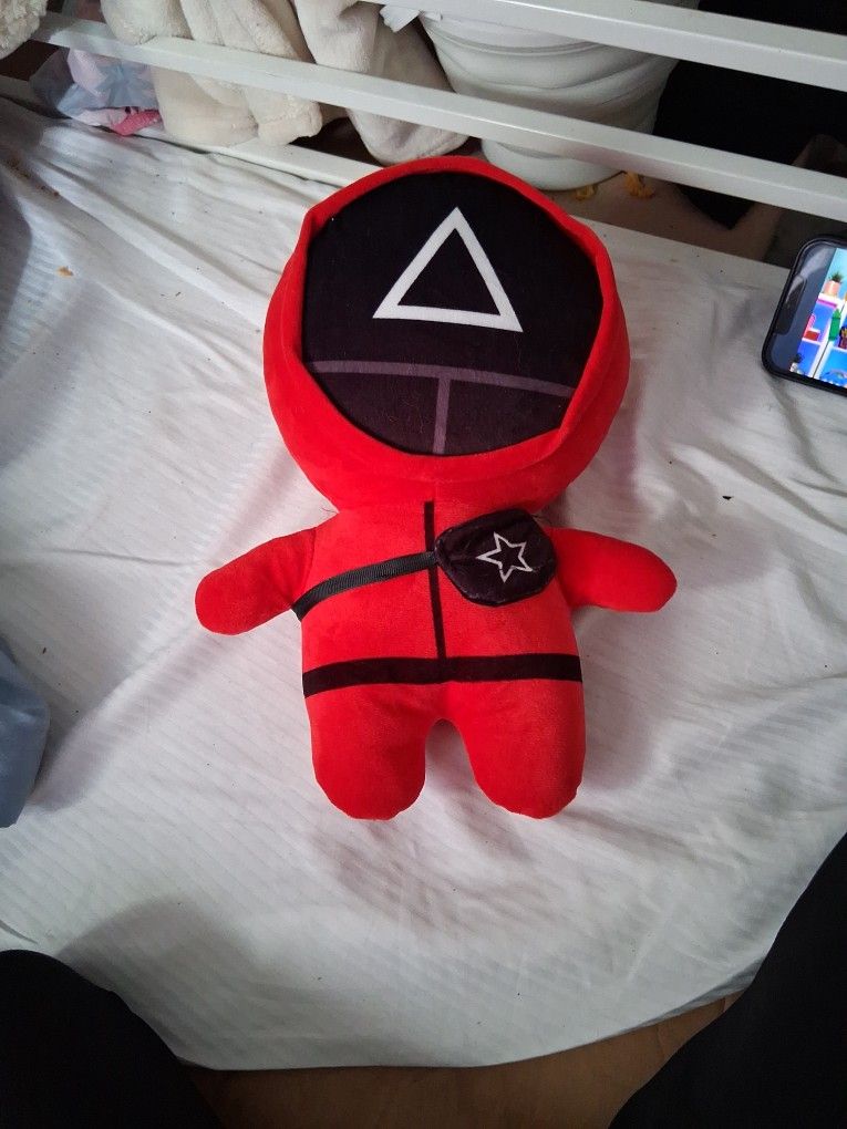 Squid games stuffed animal.