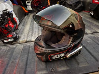 Large Shoei GT-Air II Helmet + Sena SRL Mesh Harman Kardon