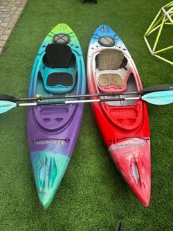 Perception Swifty 9.5 DLX Kayak set