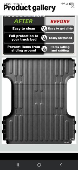 TripleAliners Custom Truck Bed Mat for 2019-2026 Ram 1500 (6.4ft Bed)