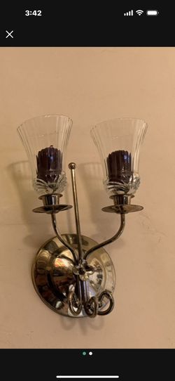 Candelabros  H Int 13”H  Par X $15