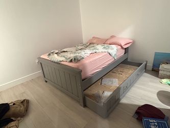 Pullout Bookshelf Wall Bef