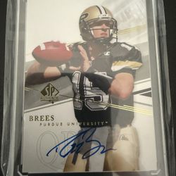 2014 Upper Deck SP Authentic Drew Brees Auto