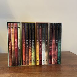 4 Boxed Sets Of Williams-Sonoma Cookbooks