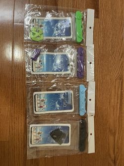 Travel & School Essentials – Waterproof Phone Pouch + ID Holders (Multiple Colors)