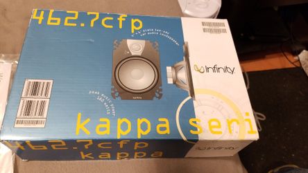 Infinity Kappa 4"×6" never used speakers