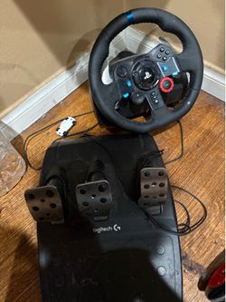 PlayStation Racing wheel and pedals