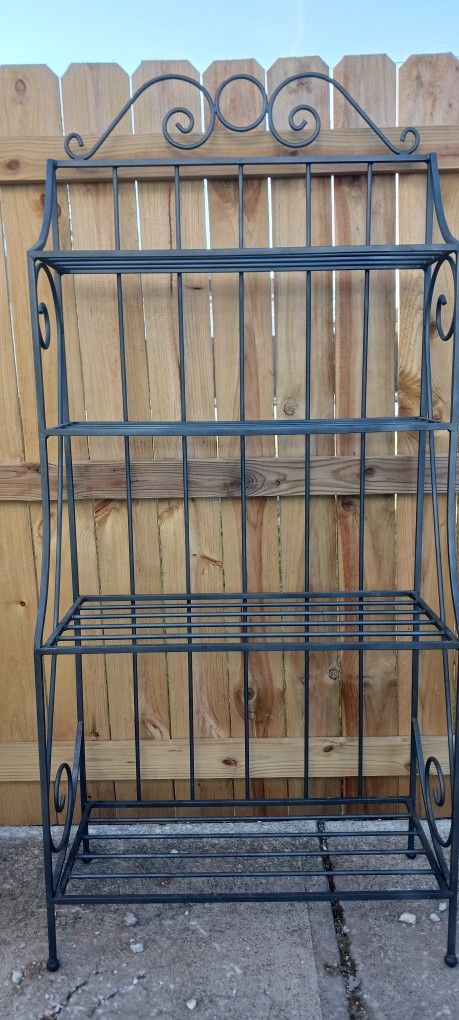 Bakers Rack Wrought Iron