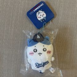 Chiikawa x MLB TOKYOSERIES Mascot (Dodgers) hachiware Plush