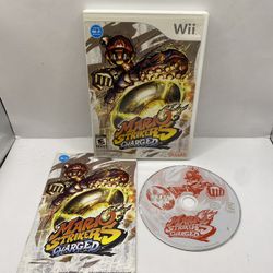 Mario Strikers Charged Nintendo Wii Complete in Box CIB Soccer Futbol 