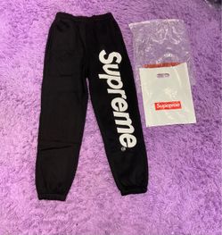 Supreme Black Sweatpants