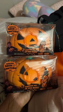 Jack o lantern squishy