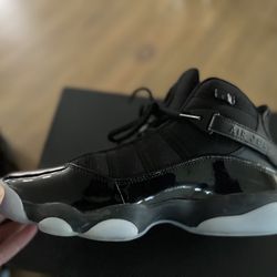 Jordan 6 Rings Black/black - White Basketball Shoes