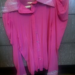 Pink Blouse Bling 