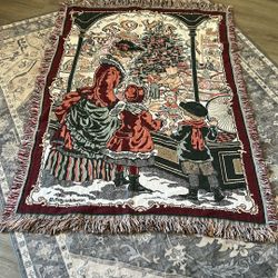 Merry Christmas T•O•Y•S Throw Blanket