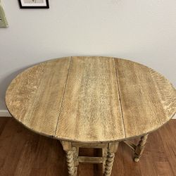 18th Century Aston Court Bleached Gate Leg Table 