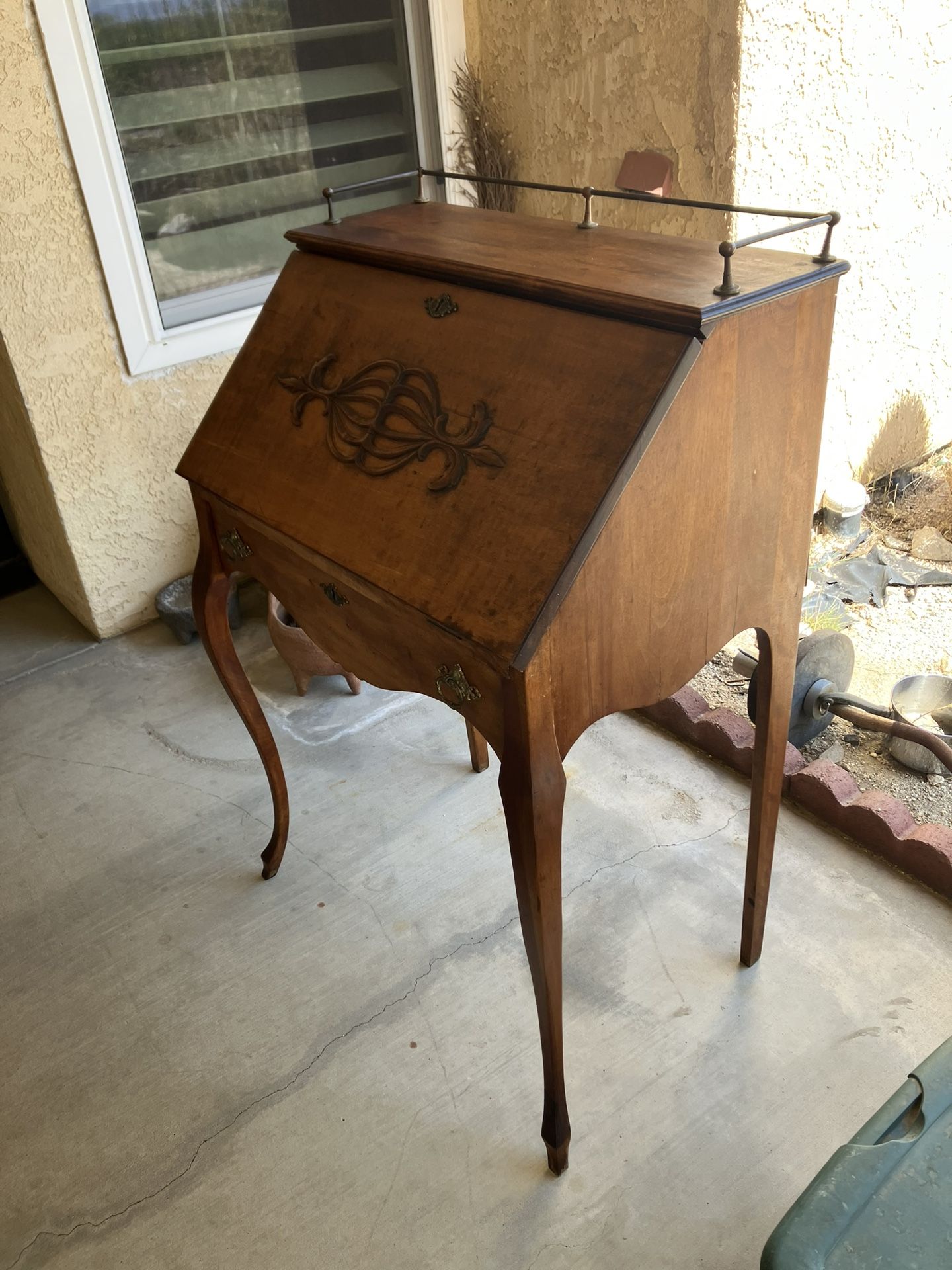 Antique secretary desk