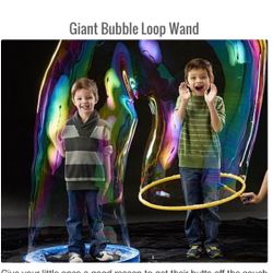 Giant Bubble Loop Wand