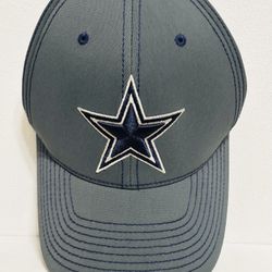 Dallas Cowboys Flexfit Hat L/XL Gray Navy NFL Stretch Fit Cap Authentic