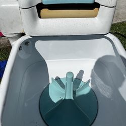 Old Maytag washer still works an air compressor