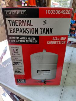 Everbilt 4.5 gallon thermal expansion tank