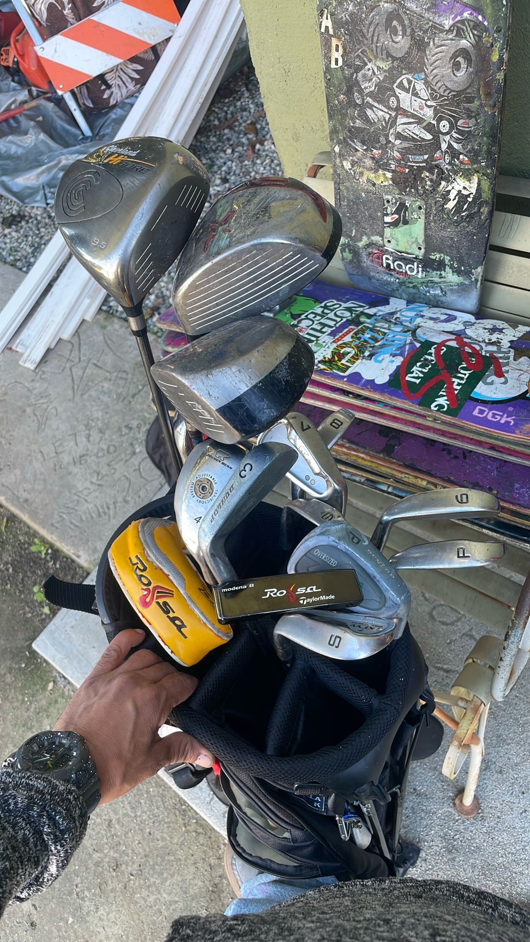 Golf Bag With Clubs 