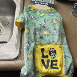 Medium dog Easter pajamas