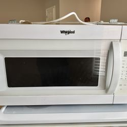 1000W Built In Over The Range Microwave - Whirlpool 