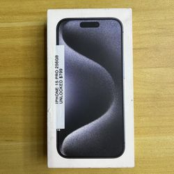 iPhone 15 Pro 256GB Unlocked 