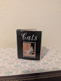 Vintage Miniature "Cats" Tiny Tomes Book - Ariel Books