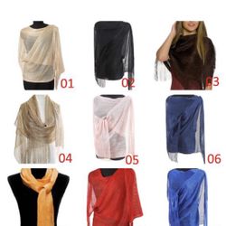 Glitter Evening Party Shawl/ / Scarf / Mothers Day Gift Idea
