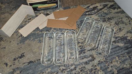 Vintage Colony "Table Delights" Glass Corn Cradles - Set of 6  - Brand New