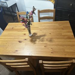IKEA Table With 4 Chairs 🪑 JOKKMOKK 