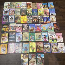 Lot of 57 kids chapter books Junie B Jones Heartland Pony Pals