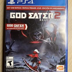 God Eater 2 Rage Burst For PlayStation 4