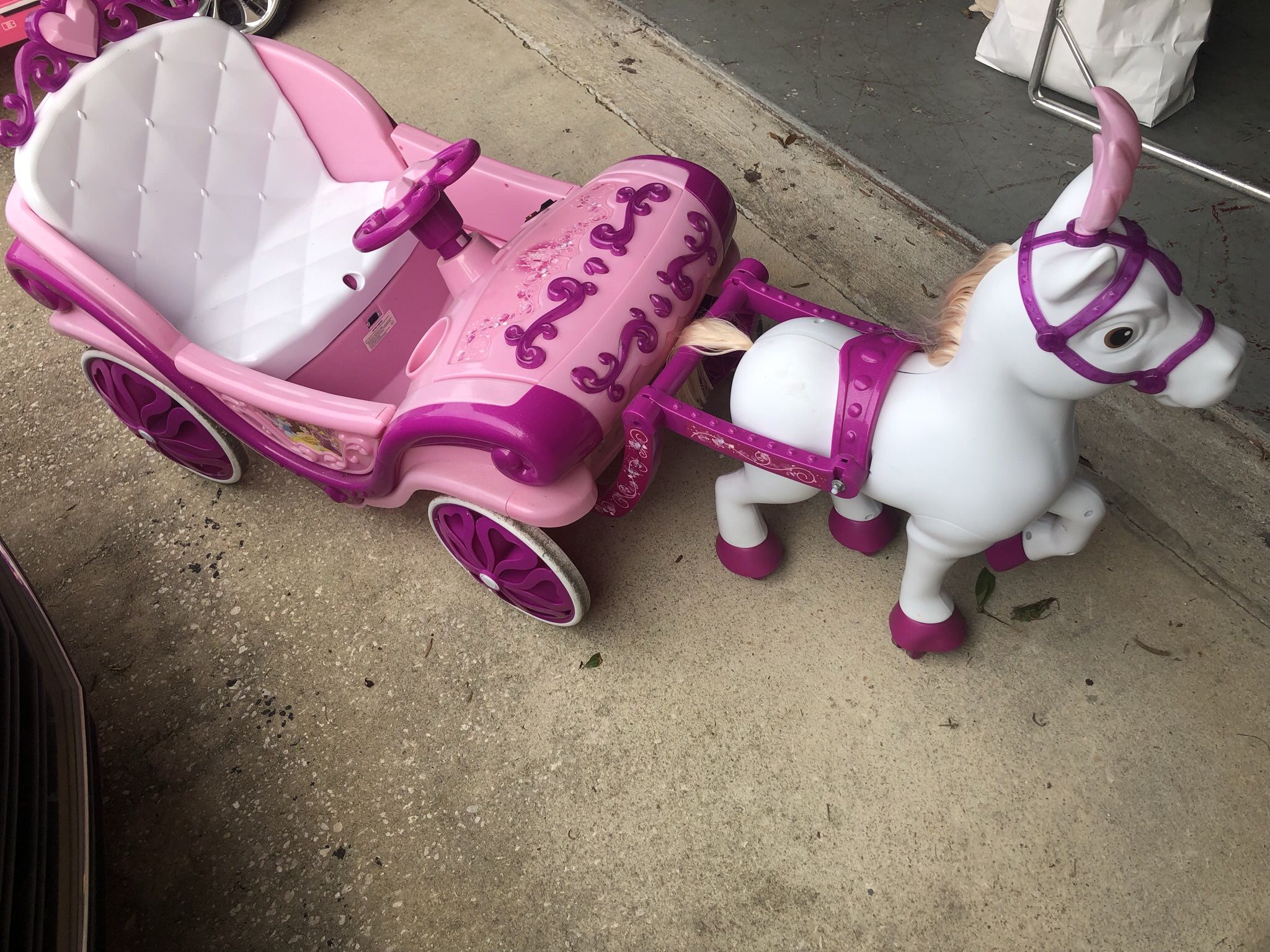 Princess Horse And Carriage