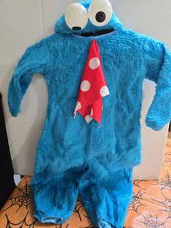 Cookie Monster Costume Size 2-4 Kids
