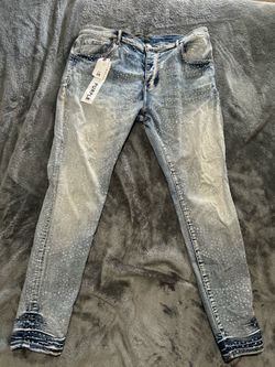 purple jeans
