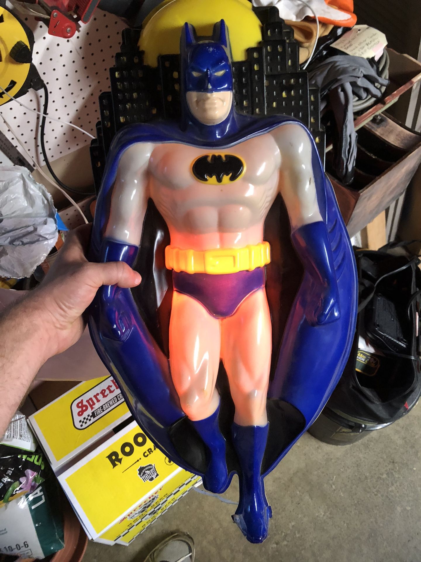 BATMAN ライト付き壁掛け彫刻 1992年 BATMAN ライト付き壁掛け彫刻 1992年