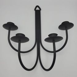 Iron 4-Candle Wall Sconce