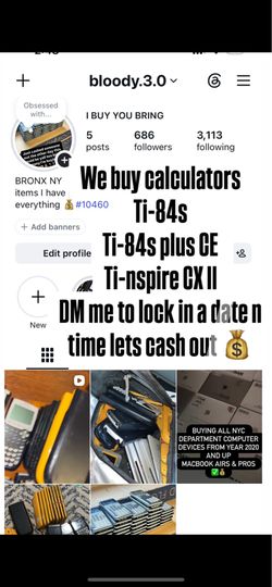 I BUY CALCULATORS