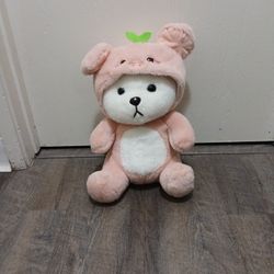 Cute Pink Piglet Teddy Bear